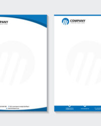 blue-and-white-letterhead-template