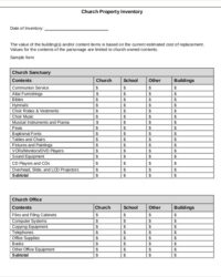 church-equipment-inventory-template