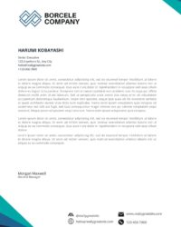 company-corporate-policy-letterhead-template