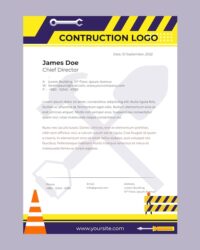 construction-company-letterhead-template