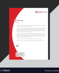 formal-red-and-black-letterhead-template