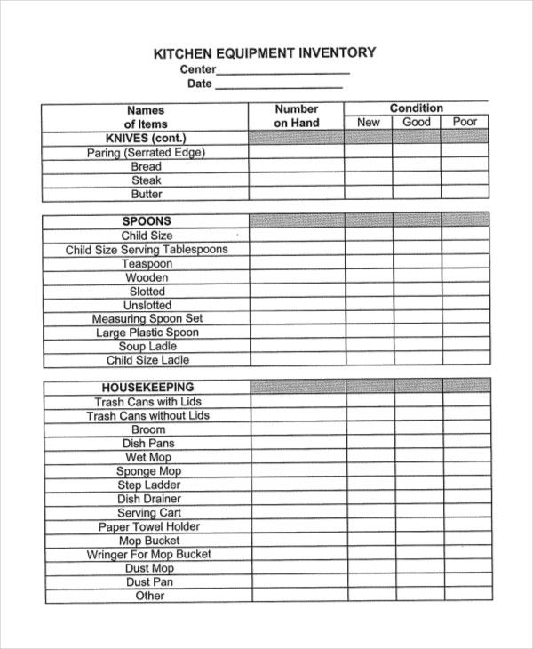 kitchen-equipment-inventory-template