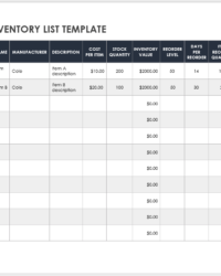 office-equipment-inventory-template