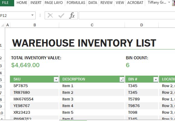 warehouse-inventory-spreadsheet-template