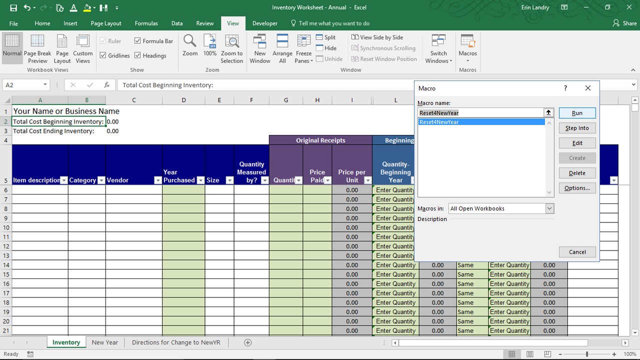 year-end-inventory-template