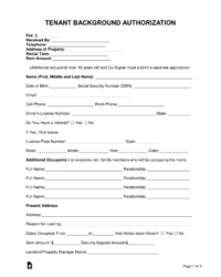 background-check-application-template