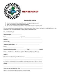 car-club-membership-application-template