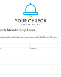church-member-application-template
