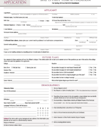 college-common-application-template