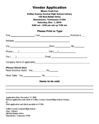craft-fair-vendor-application-template