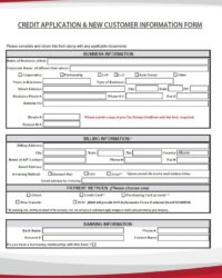 customer-account-application-template