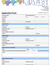 day-care-application-template