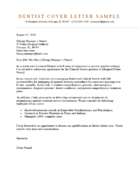 dentist-job-application-template