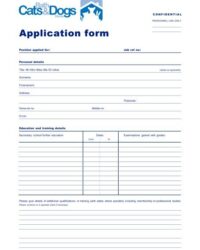 dog-job-application-template