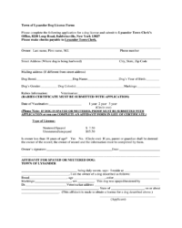 dog-license-application-template