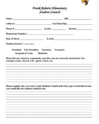 elementary-student-council-application-template