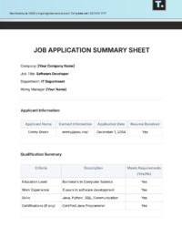 employee-application-template-summary