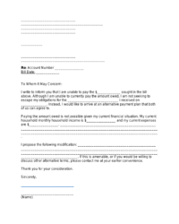 financial-hardship-application-template