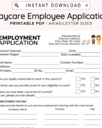 job-application-template-for-daycare