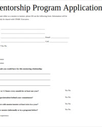 mentor-program-application-template