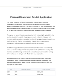 personal-statement-job-application-template