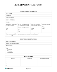 quick-job-application-template