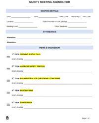 safety-committee-application-template