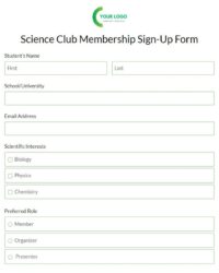 science-club-application-template