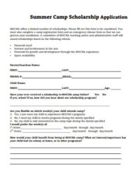 summer-church-camp-scholarship-application-template