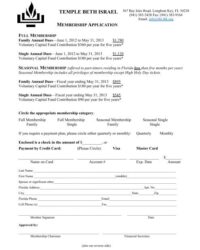 synagogue-membership-application-template