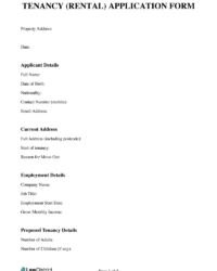 tenancy-application-template-uk