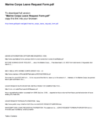 usmc-leave-application-template