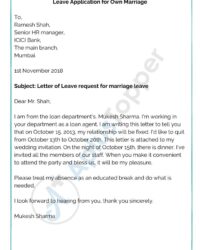 wedding-leave-application-template