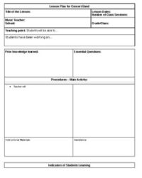 band-director-lesson-plan-template