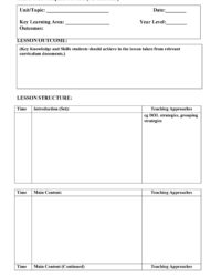 Free Unit Lesson Plan Template free-unit-lesson-plan-template