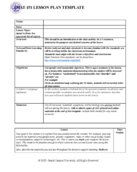 kean-university-lesson-plan-template