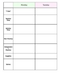 math-workshop-model-lesson-plan-template