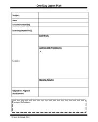 one-day-lesson-plan-template