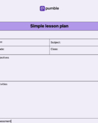 short-form-lesson-plan-template