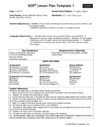 siop-model-lesson-plan-template