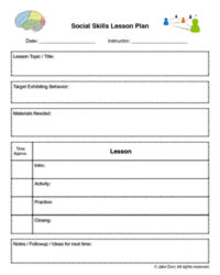 social-skills-lesson-plan-template