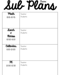 sub-lesson-plan-template