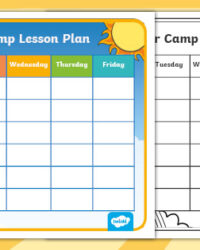 Summer Camp Lesson Plan Template summer-camp-lesson-plan-template