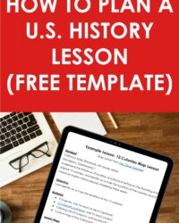 us-history-lesson-plan-template