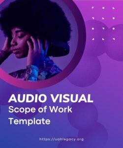 Audio Visual Scope of Work Template