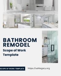 Bathroom Remodel Scope of Work Template Bathroom Remodel Scope of Work Template