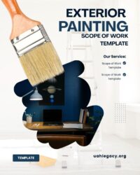 Exterior Painting Scope of Work Template Exterior Painting Scope of Work Template
