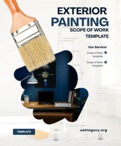 Exterior Painting Scope of Work Template