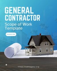 General Contractor Scope of Work Template