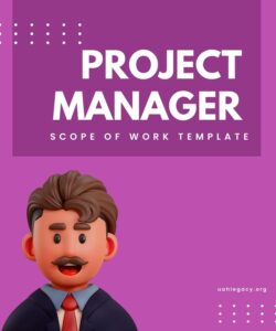 Project Manager Scope of Work Template